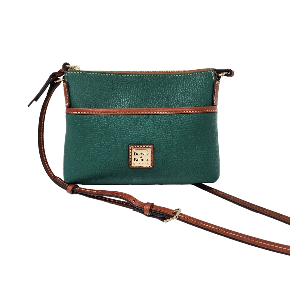 DOONEY & BOURKE PEBBLE LEATHER GINGER POUCHETTE CROSSBODY BAG